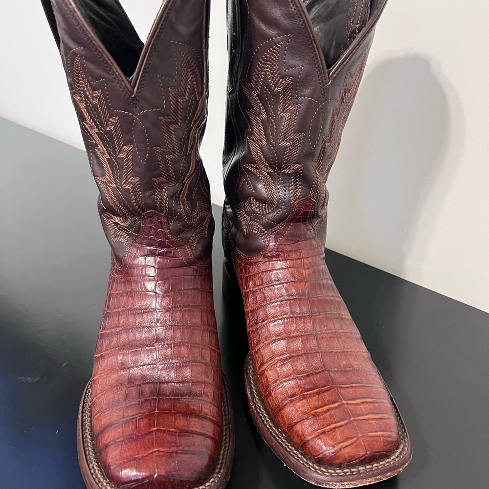 Tecovas Rich Brown Western Boots - Picture 4 of 6